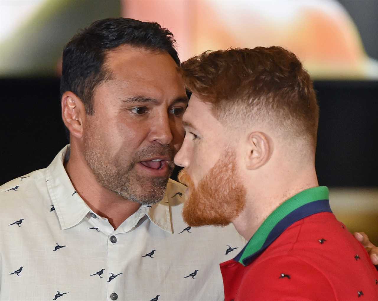 Oscar De La Hoya declares Canelo alvarez out of the fight and requests Floyd Mayweather rematch before his return to the ring at 48