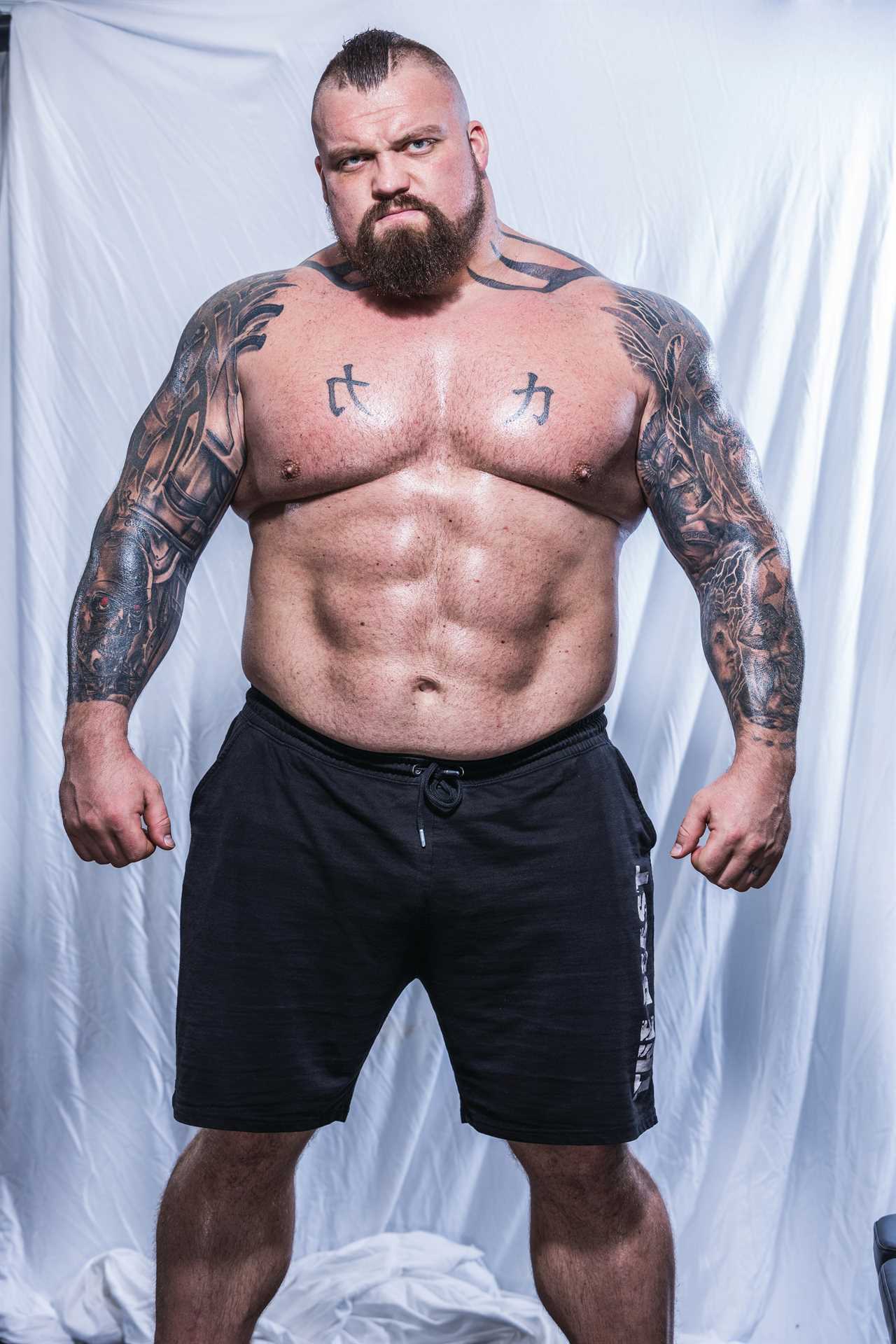 Eddie Hall shows remarkable body transformation after he loses six stone. He vows to KO Hafthor Bjornsson THIRD time.