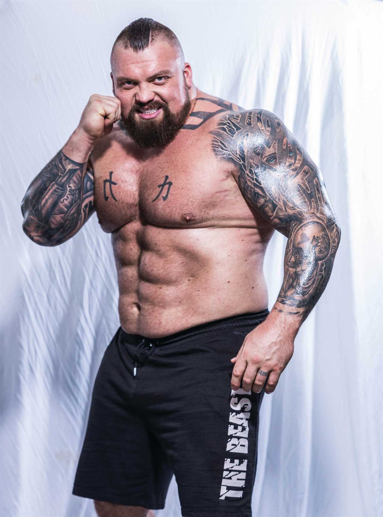 Eddie Hall shows remarkable body transformation after he loses six stone. He vows to KO Hafthor Bjornsson THIRD time.