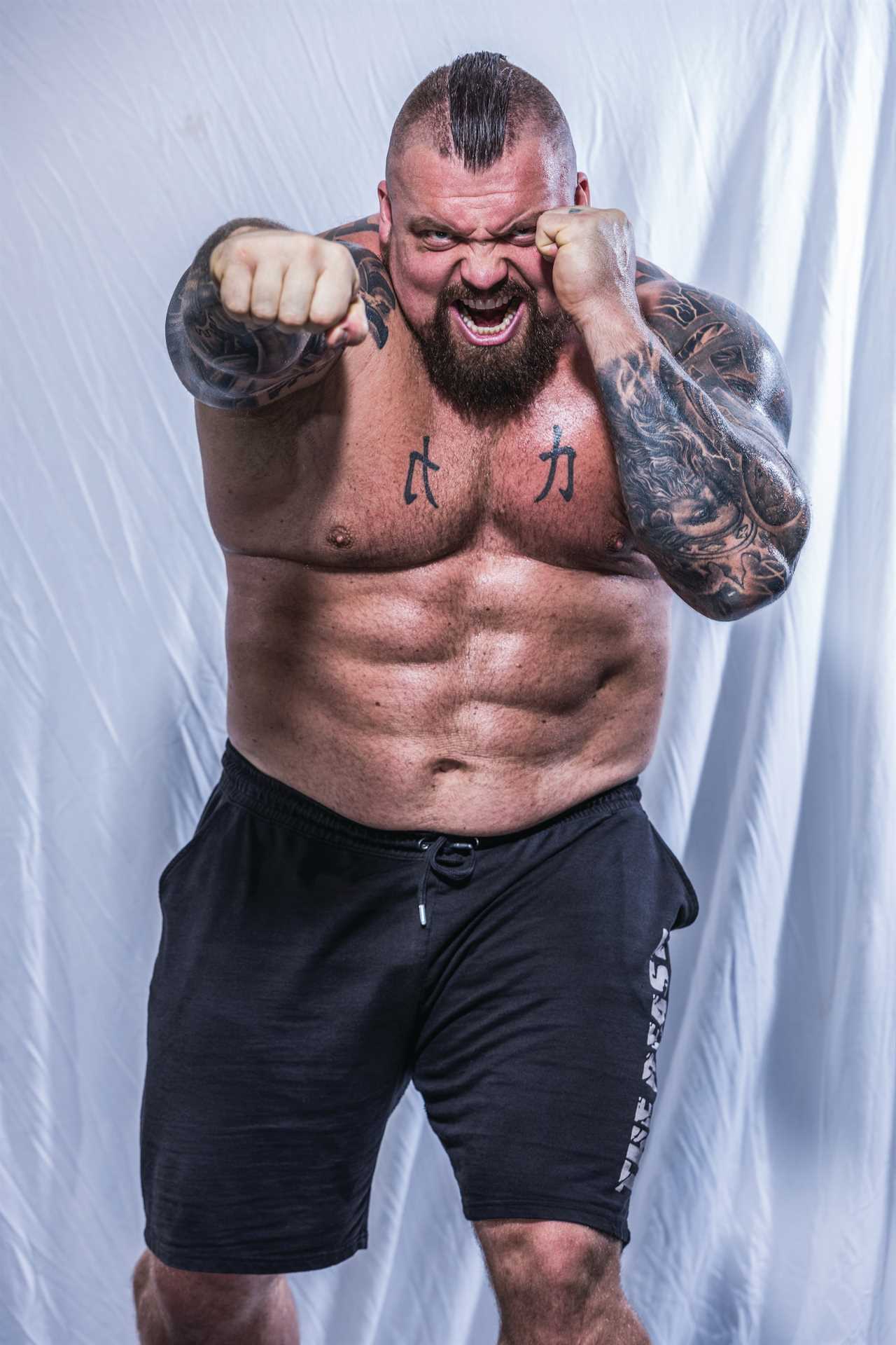 Eddie Hall shows remarkable body transformation after he loses six stone. He vows to KO Hafthor Bjornsson THIRD time.