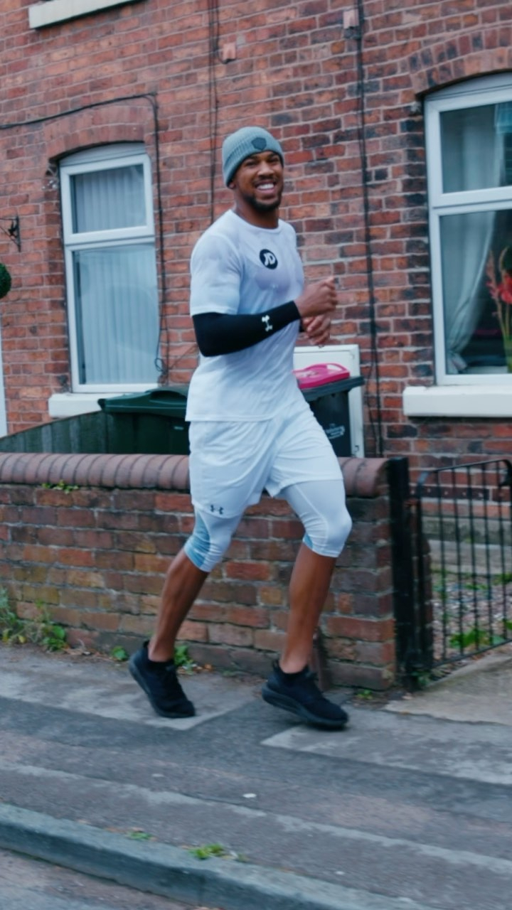 Anthony Joshua takes to the road in preparation for his heavyweight fight with Oleksandr Uzyk