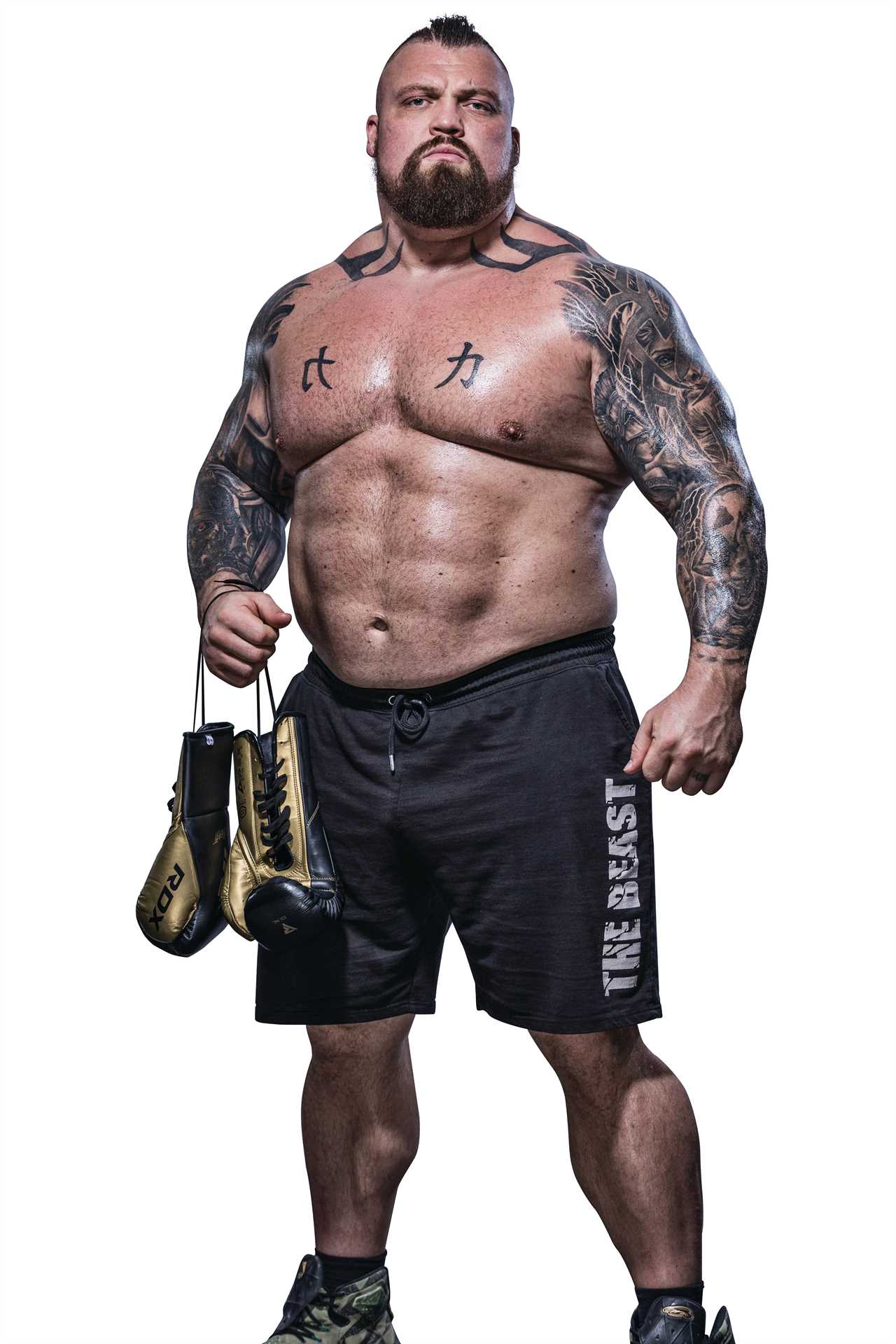 Eddie Hall shows remarkable body transformation after shedding six stone. He vows to KO Hafthor Bjornsson THIRD time.