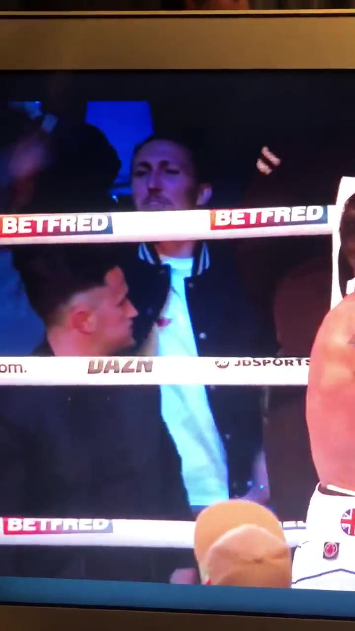 After Josh Warrington's fight ended in a frustrating draw, Luke Ayling, star of Leeds, was filmed launching an X-rated rant.