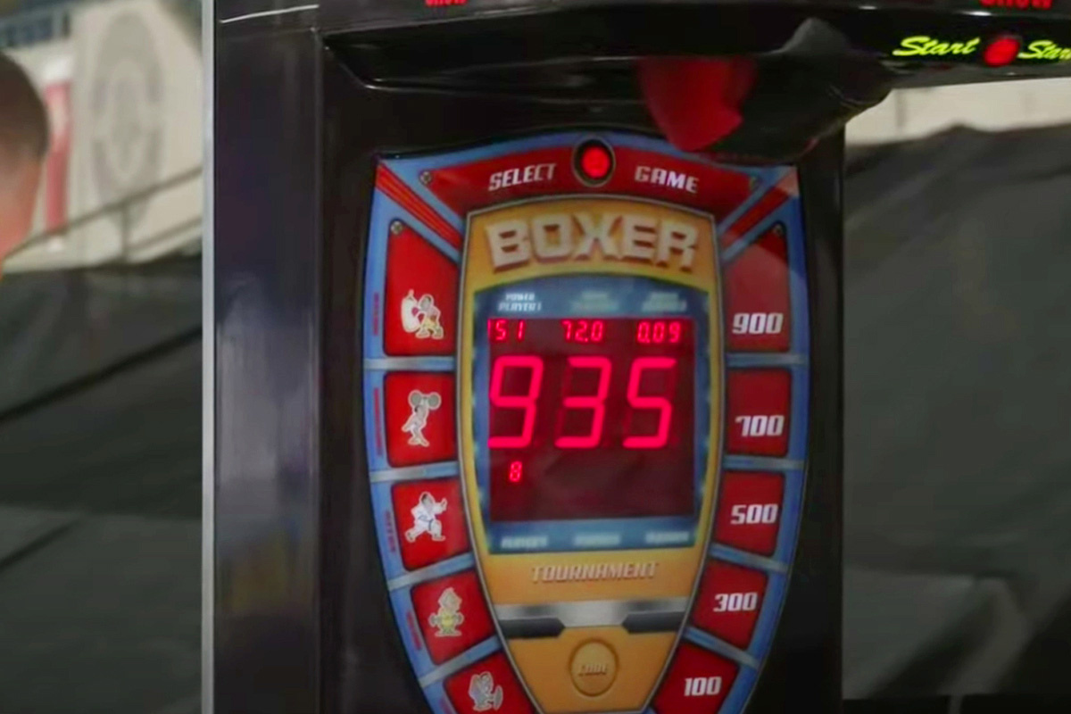 Eddie Hearn and Tony Bellew take on the punch machine challenge.