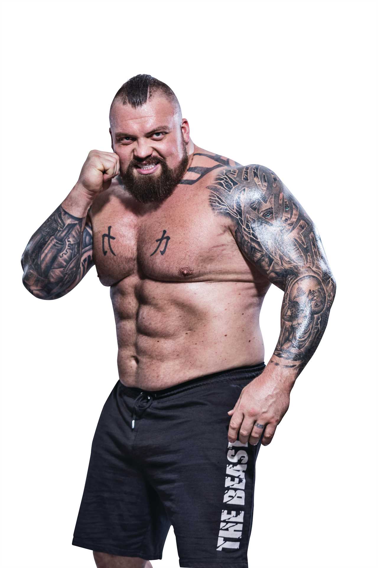 Eddie Hall shows remarkable body transformation after he loses six stone and vows that he will KO Thor Bjornsson the THIRD time.
