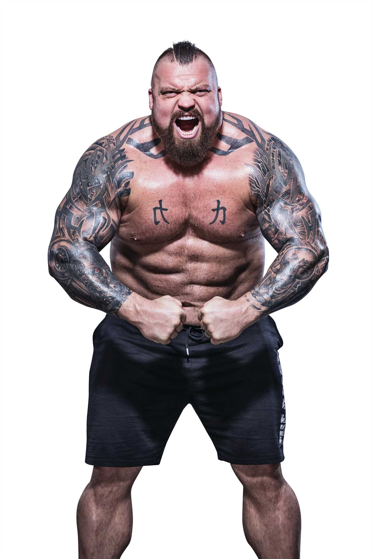 Eddie Hall shows remarkable body transformation after he loses six stone and vows that he will KO Thor Bjornsson the THIRD time.