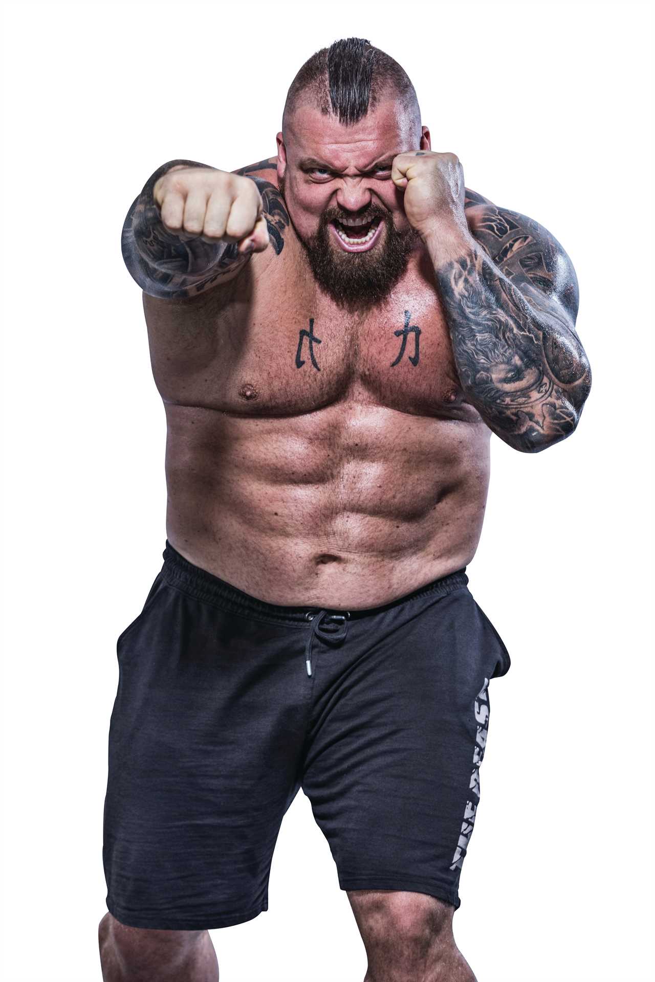 Eddie Hall shows remarkable body transformation after he loses six stone and vows that he will KO Thor Bjornsson the THIRD time.