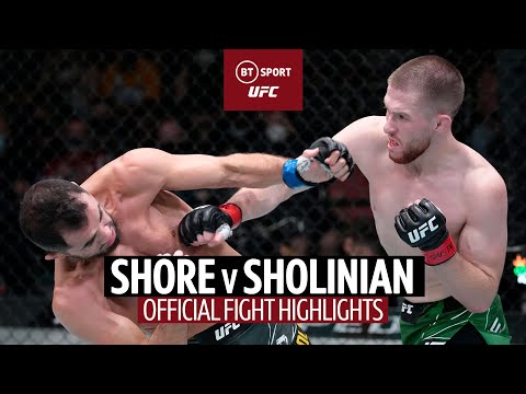 The Pride of Wales Highlights of the UFC Fight Jack Shore vs Liudvik Sholinian Jack Shore