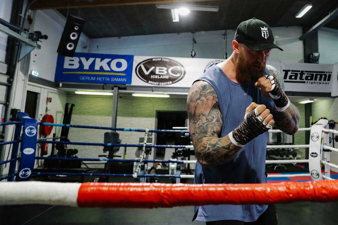 Thor 'The Mountain Bjornsson is ready for Mike Tyson fight, but admits that he was nervous about sparring and being punched in the face by Tyson.