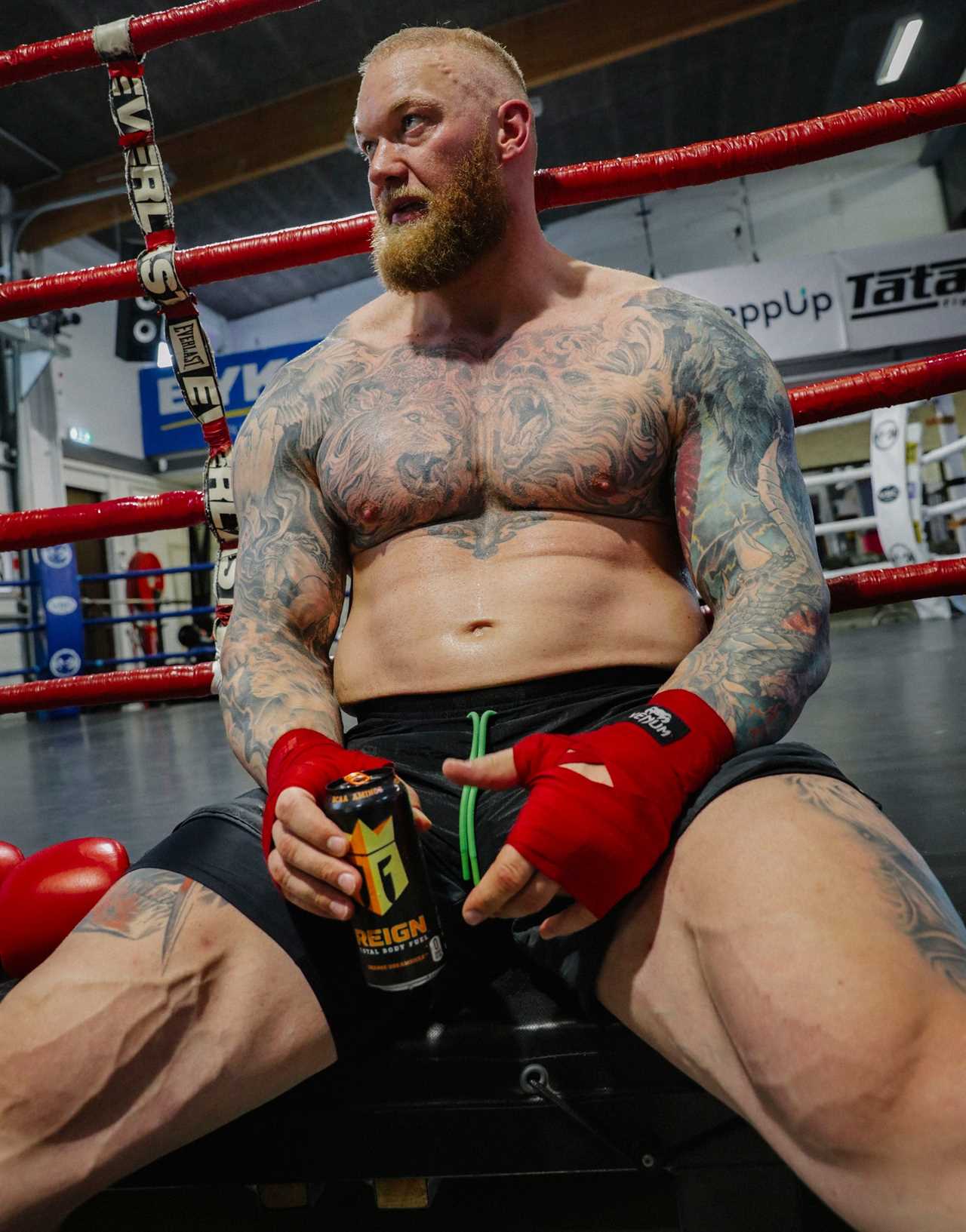 Thor 'The Mountain Bjornsson is ready for Mike Tyson fight, but admits that he was nervous about sparring and being punched in the face by Tyson.