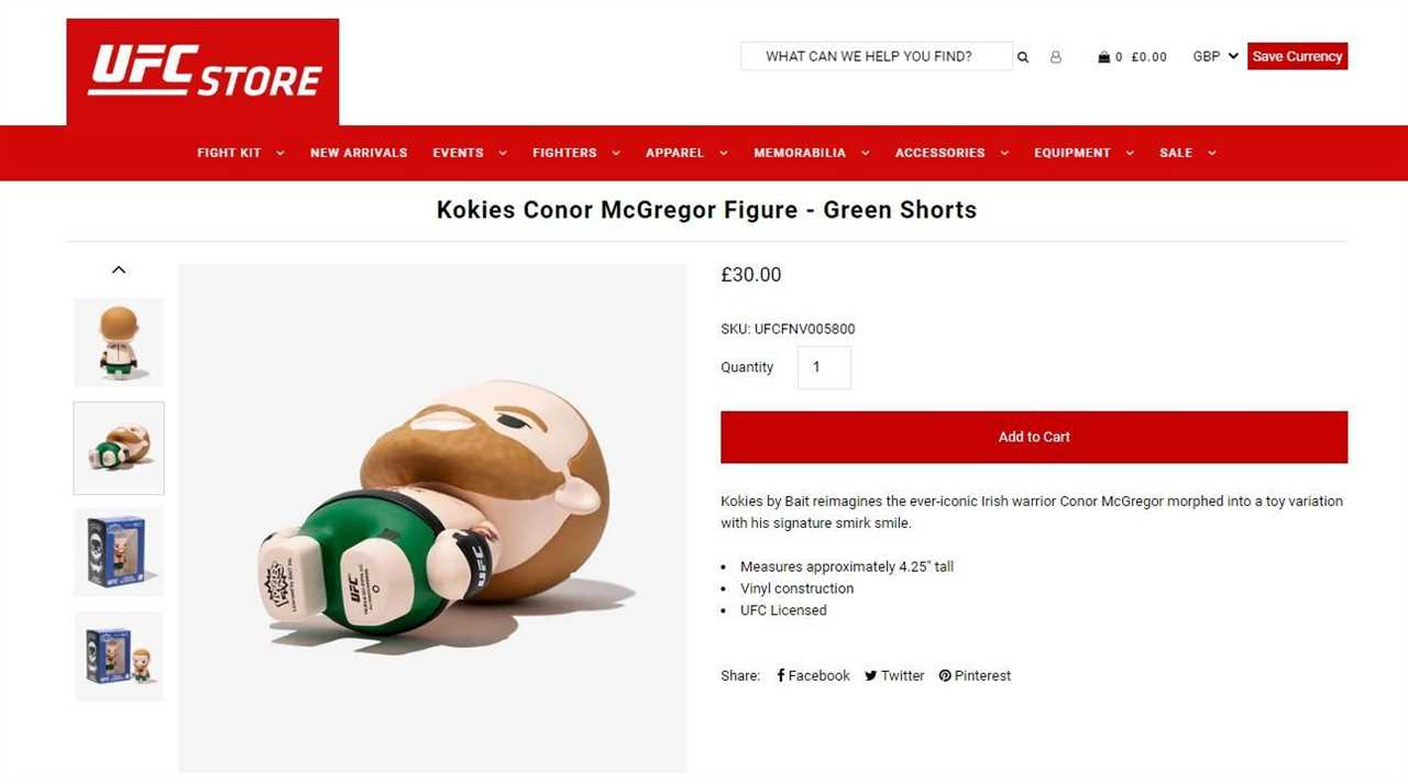 UFC makes it look like they're trying to sell Conor McGregor toy, by advertising a PS30 product with an unfortunate angle