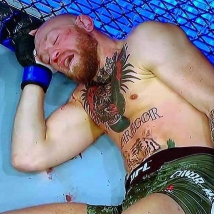 UFC makes it look like they're trying to sell Conor McGregor toy, by advertising a PS30 product with an unfortunate angle