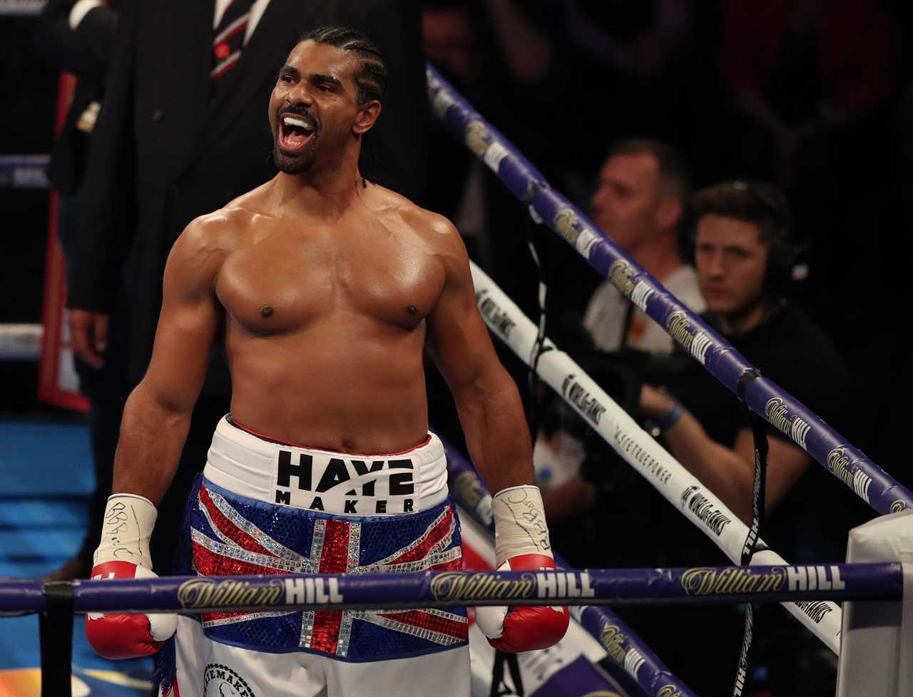 David Haye, 40 years old, puts his professional record against Joe Fournier (38), after a venue change