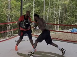 As the Tyson Fury trilogy approaches, Deontay Wilder smashed pads at Alabama training camp for 12 rounds.