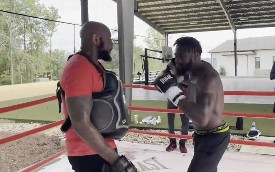 As the Tyson Fury trilogy approaches, Deontay Wilder smashed pads at Alabama training camp for 12 rounds.