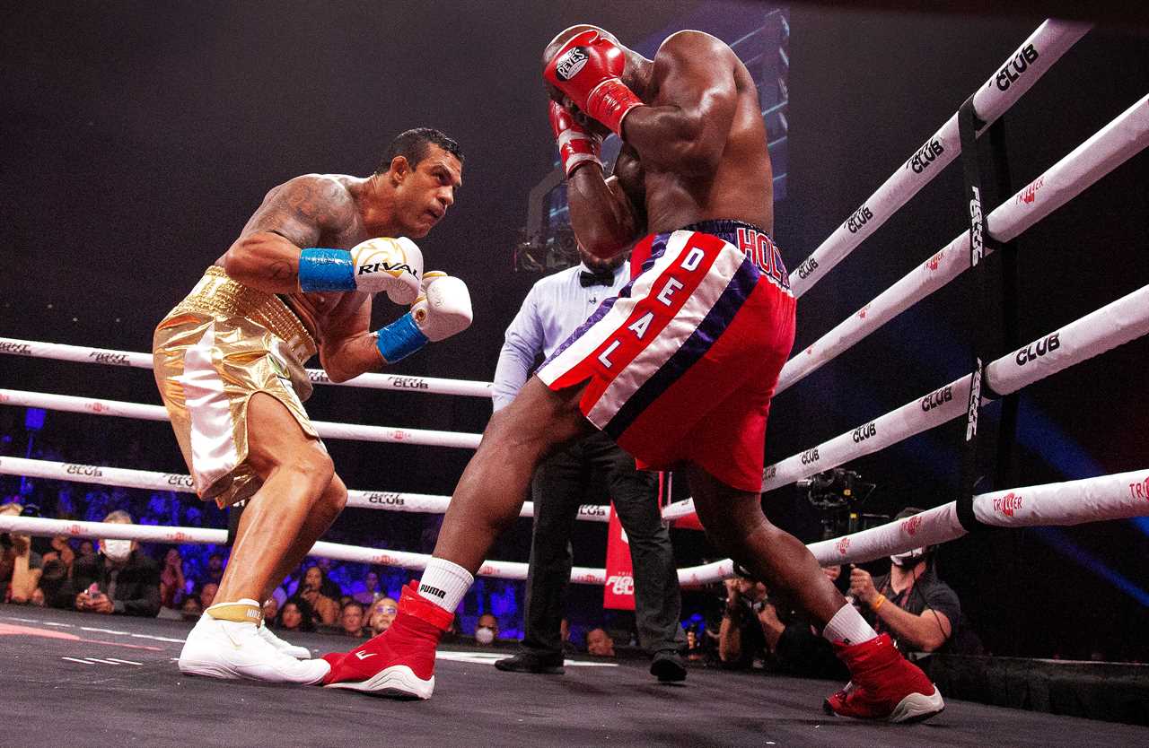 After Evander Holyfield beat Evander Holyfield, Jake Paul offered $30 million Thanksgiving winner-takes-all fight with Vitor Belfort