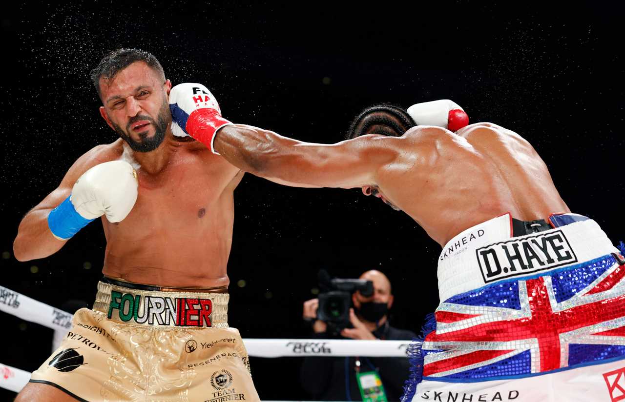 How much does David Haye have in net worth? What about his fight against Joe Fournier?