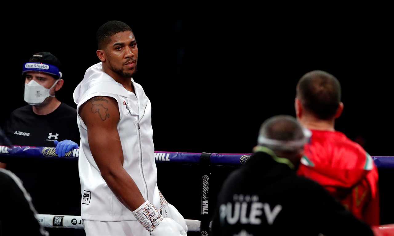 Anthony Joshua claims he MUST fight Tyson Fury to establish his legacy as a great boxer and prove himself.