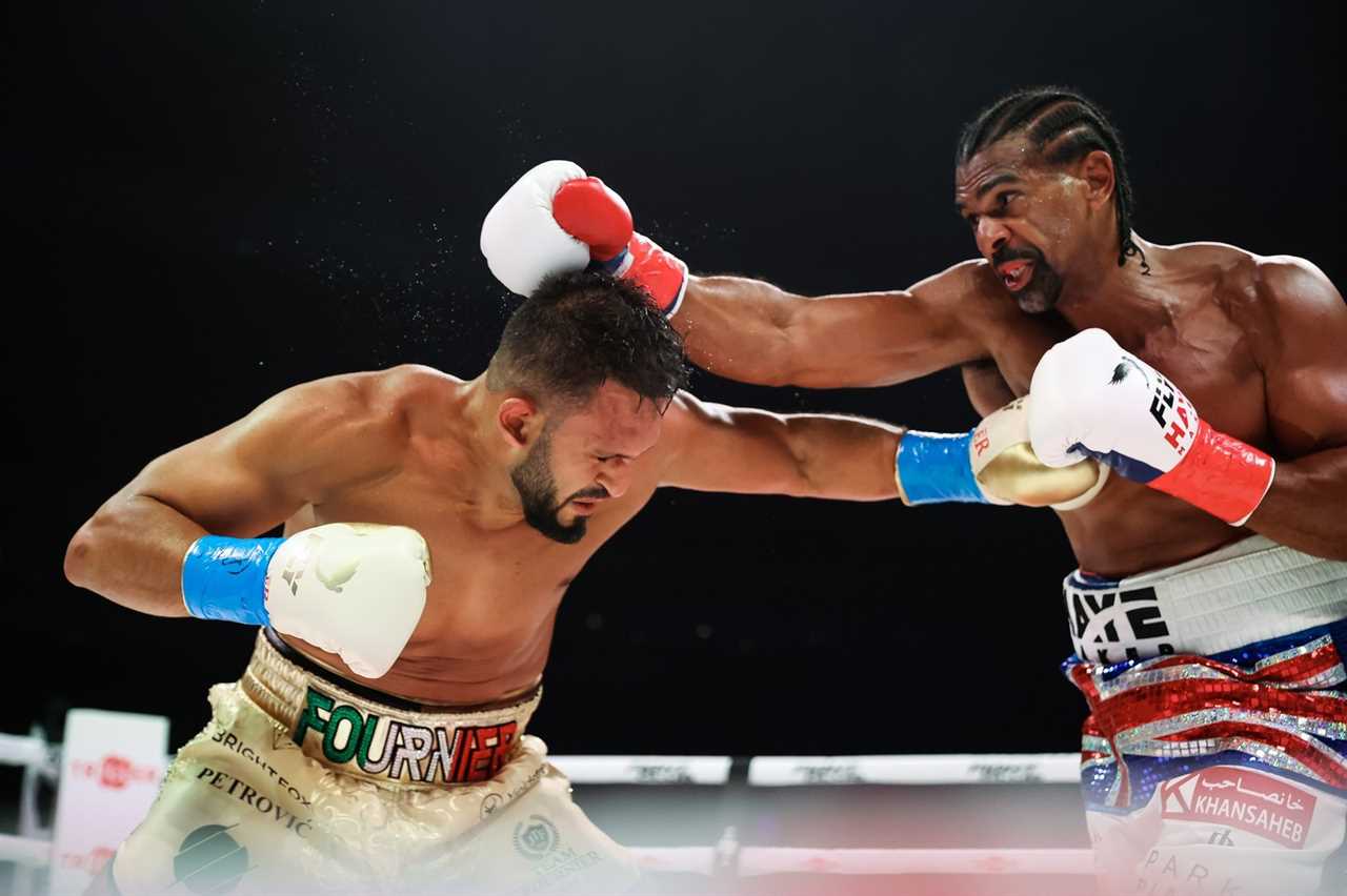 David Haye, 40 wins comeback fight. Haye calls Tyson Fury the 'big fat doesser' and says he's Gypsy King's kryptonite.