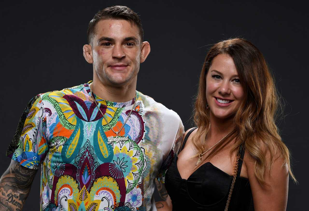 Dustin Poirier's wife Jolie was accused of sliding into McGregor's Instagram messages