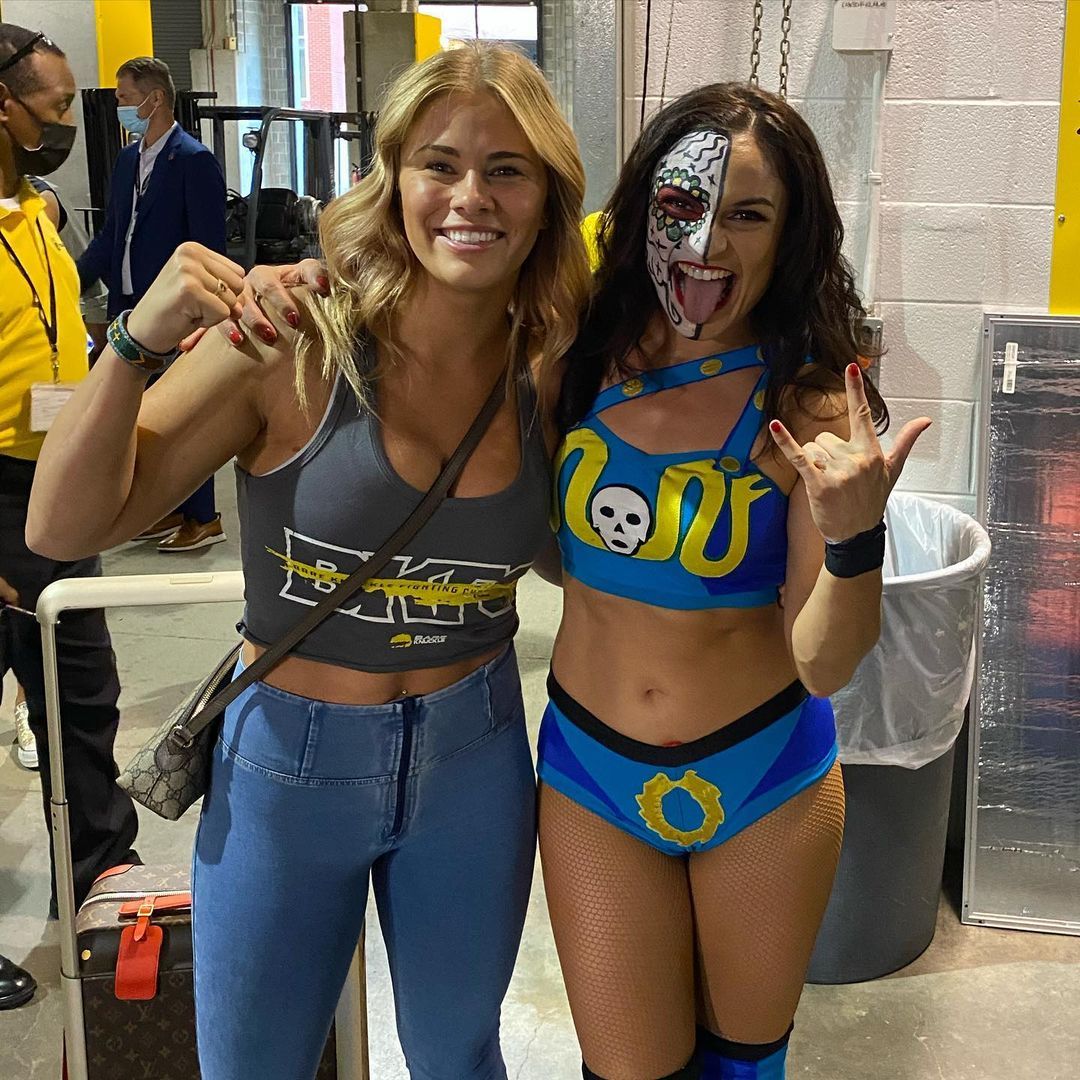 Paige VanZant's first appearance on Dynamite with WWE's rivals AEW as fans call for her to face Thunder Rosa