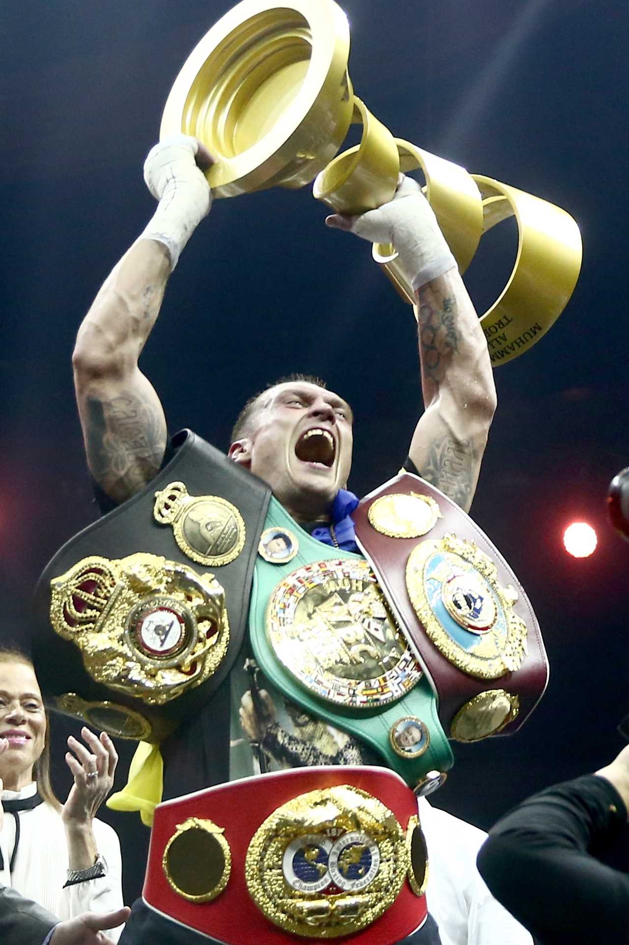 Oleksandr Usyk is still waiting to hear from the Klitschko brothers, 'even once' before he supports Anthony Joshua fight