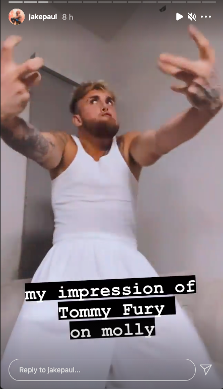 After a video of a rival beating a woman in sexclub, Jake Paul harasses Tommy Fury. He tells Molly-Mae that she should 'get her boy'.