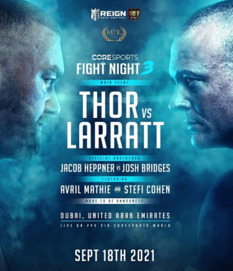 Thor vs Devon Larratt LIVE RESULTS : UK start time, TV channel and complete undercard for TONIGHT’s fight