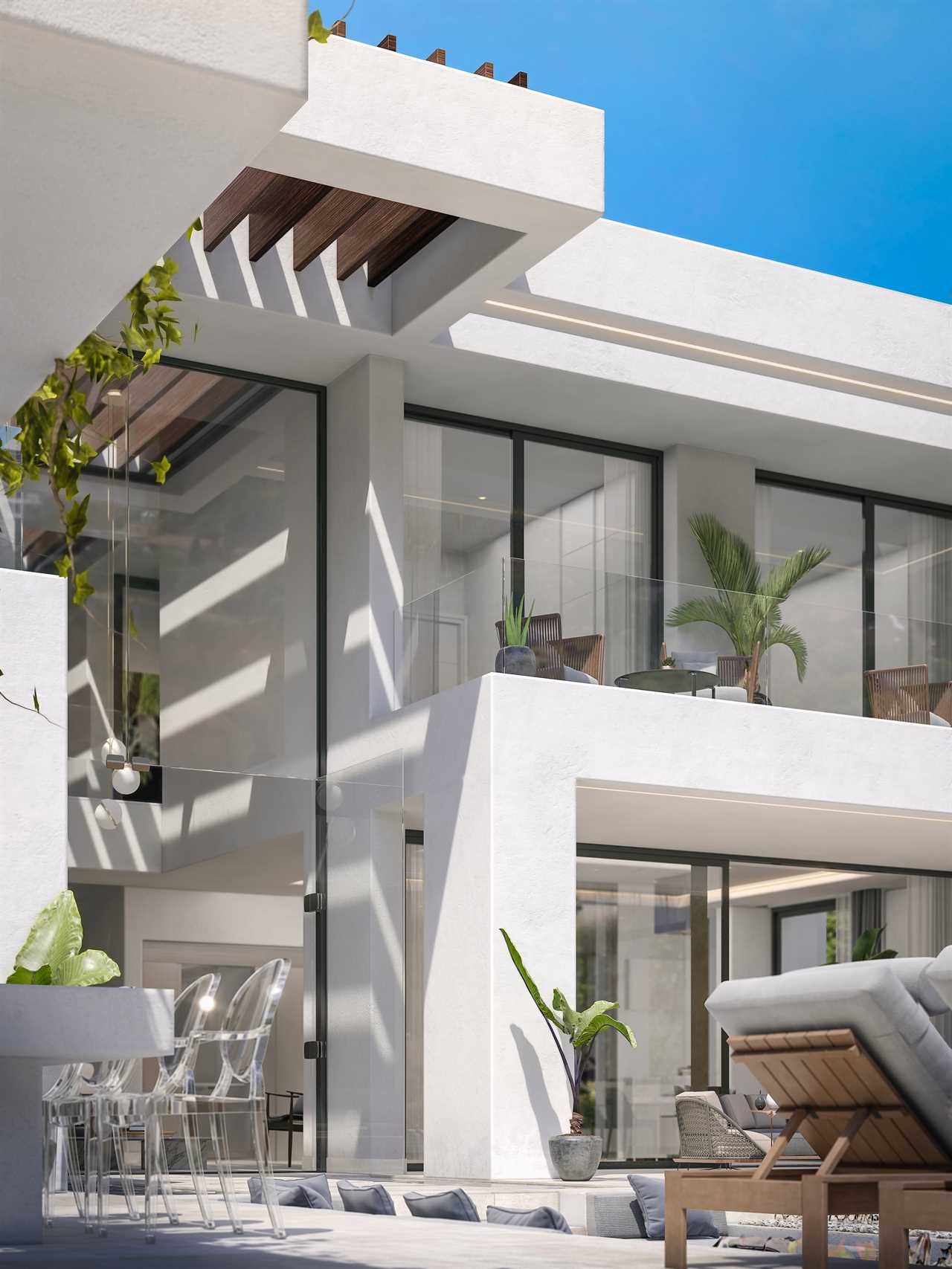 The four-bedroom pad is set on the La Resina golf and country club estate