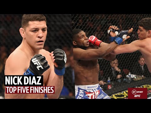 Nick Diaz Top Five Finishes Strikeforce & UFC