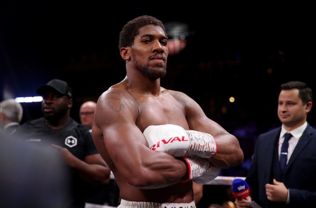 AJ warns Usyk intimidation tactics won’t work after Ukrainian searched Wembley crowd for heavyweight champs
