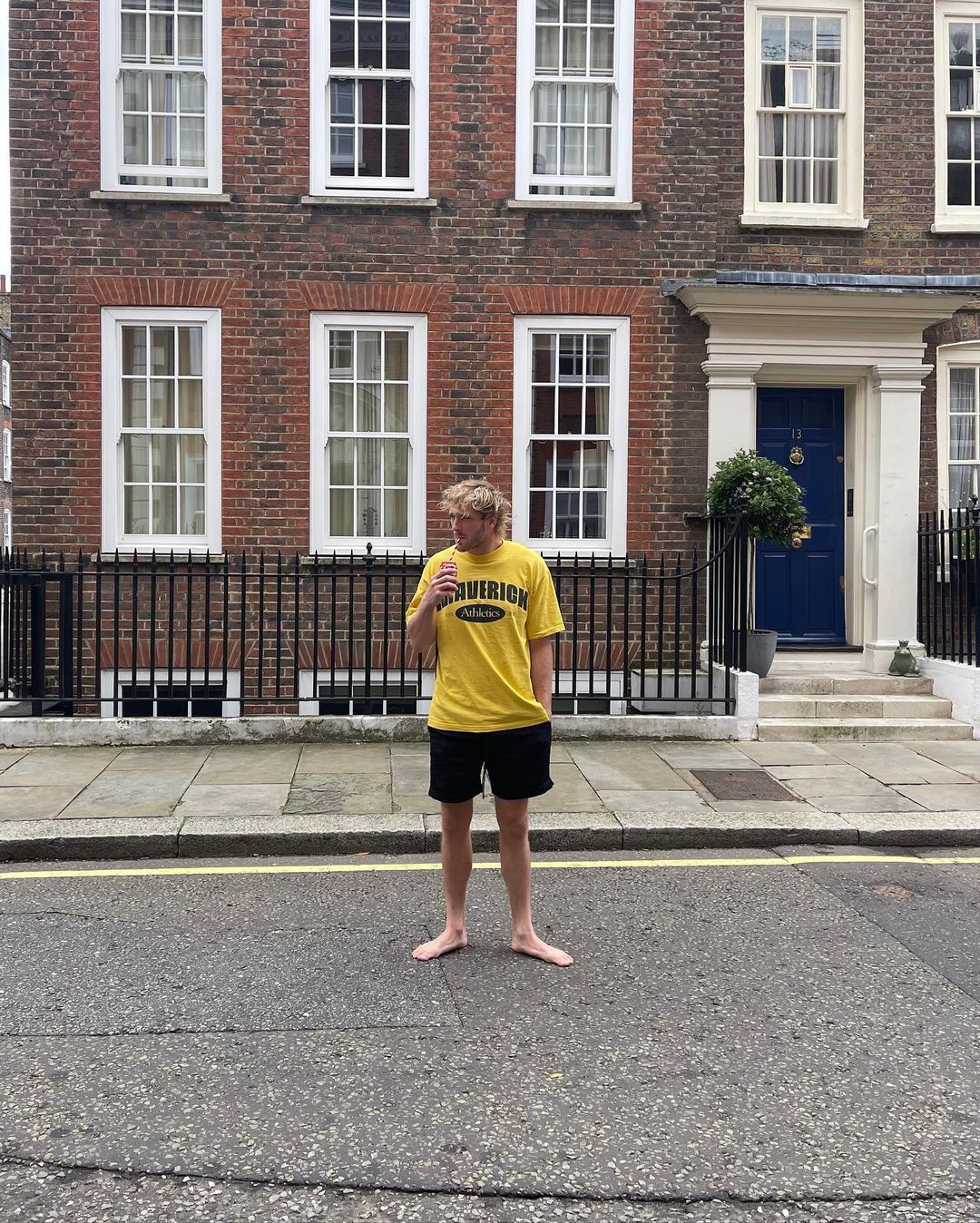 Logan Paul, a YouTuber and boxer, visits Stonehenge in the UK and meets Drake at London.