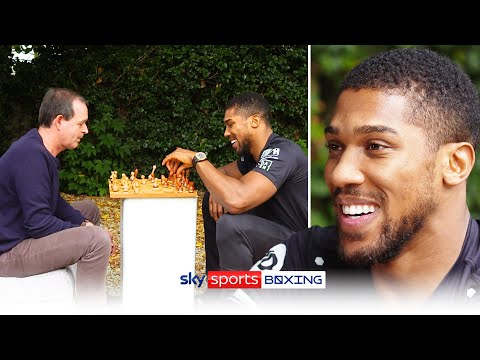 You've arrived for WAR! Anthony Joshua and Adam Smith playing chess