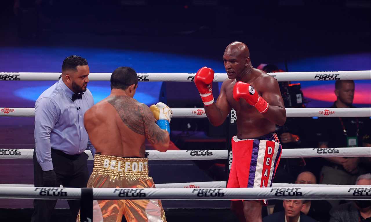 Eddie Hearn, Anthony Joshua's promoter, slams Evander Hollyfield's fight against Vitor Belfort. Hearn says it 'disgusting'