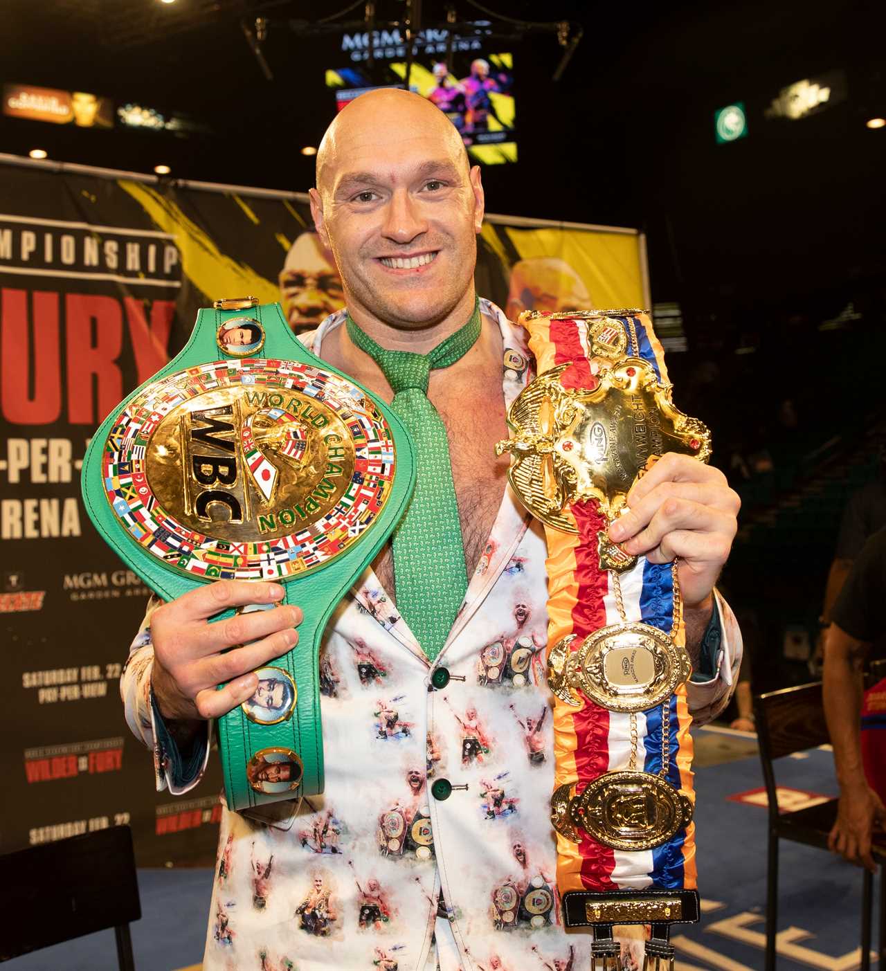 Tyson Fury vs Anthony Joshua could be fought in London next year in a mouth-watering double header