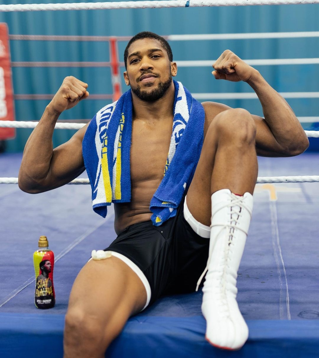 Anthony Joshua insists that he is'solid like a rock', and has had enough of being asked about his thin physique in preparation for Usyk clashes