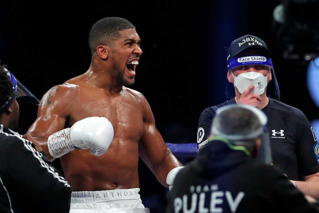 Anthony Joshua refers to Oleksandr Usyk fight as the perfect storm as he prepares for the Tottenham tussle against undefeated phenom