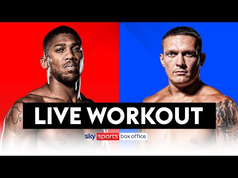 ANTHONY JOSHUA VS OLEKSANDR USYSK! LIVE MEDIA WORKOUT