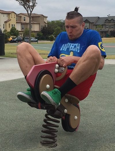 Growing up in poverty meant Usyk had to work hard to support his family