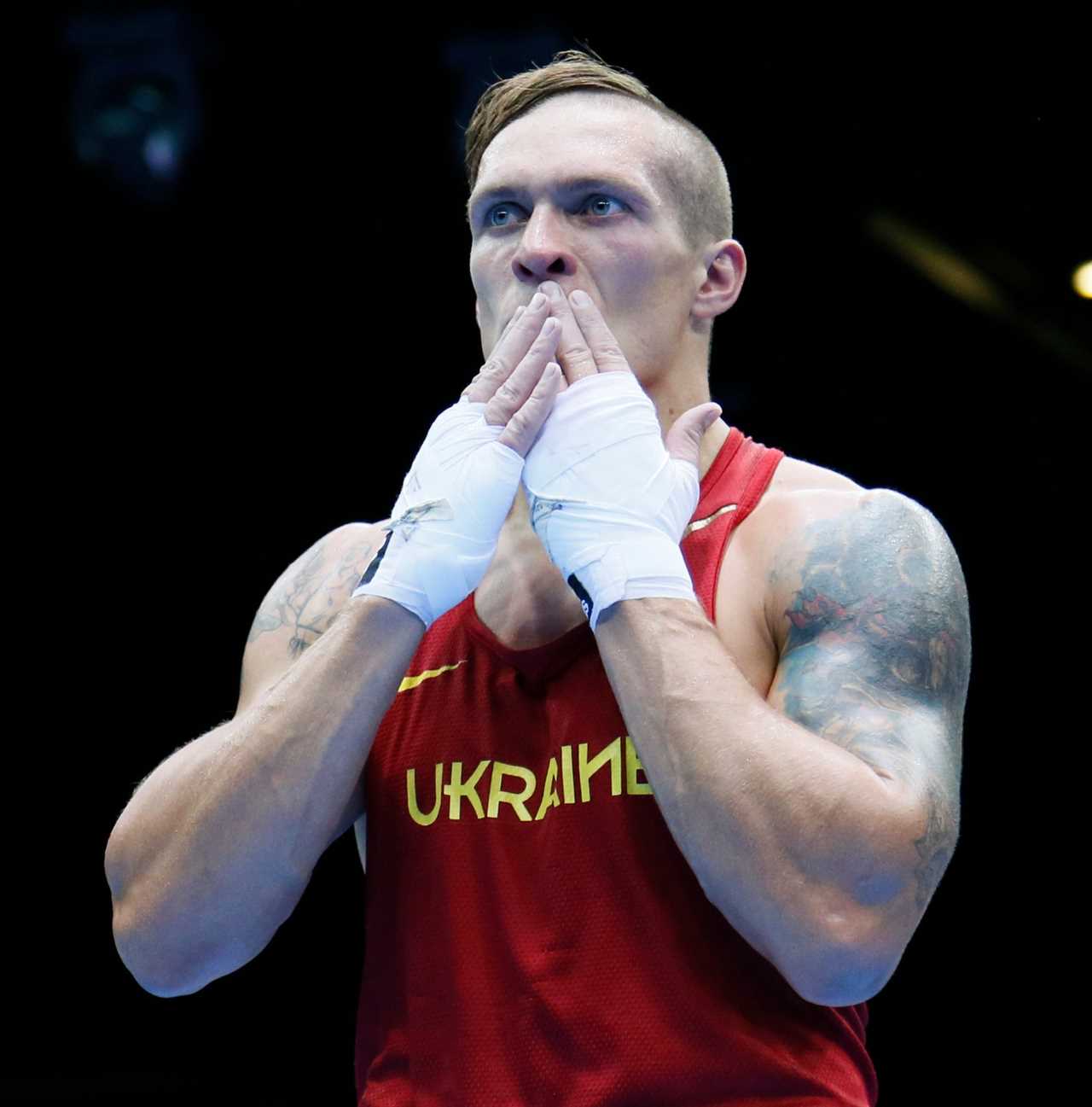 As an amateur boxer Usyk fought 350 times, winning 335 bouts