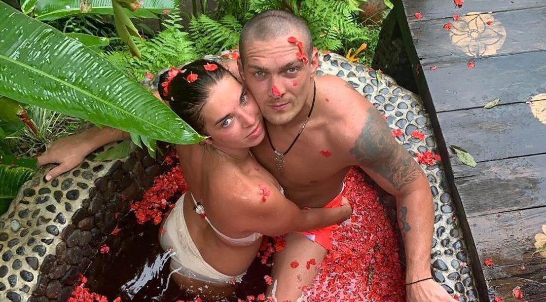 Family man Usyk, married to Yekaterina, once voiced an animated film