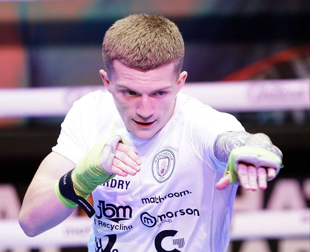 Ricky Hatton's child Campbell was forced to late change his opponent. He will now face Martinez on the Anthony Joshua undercard