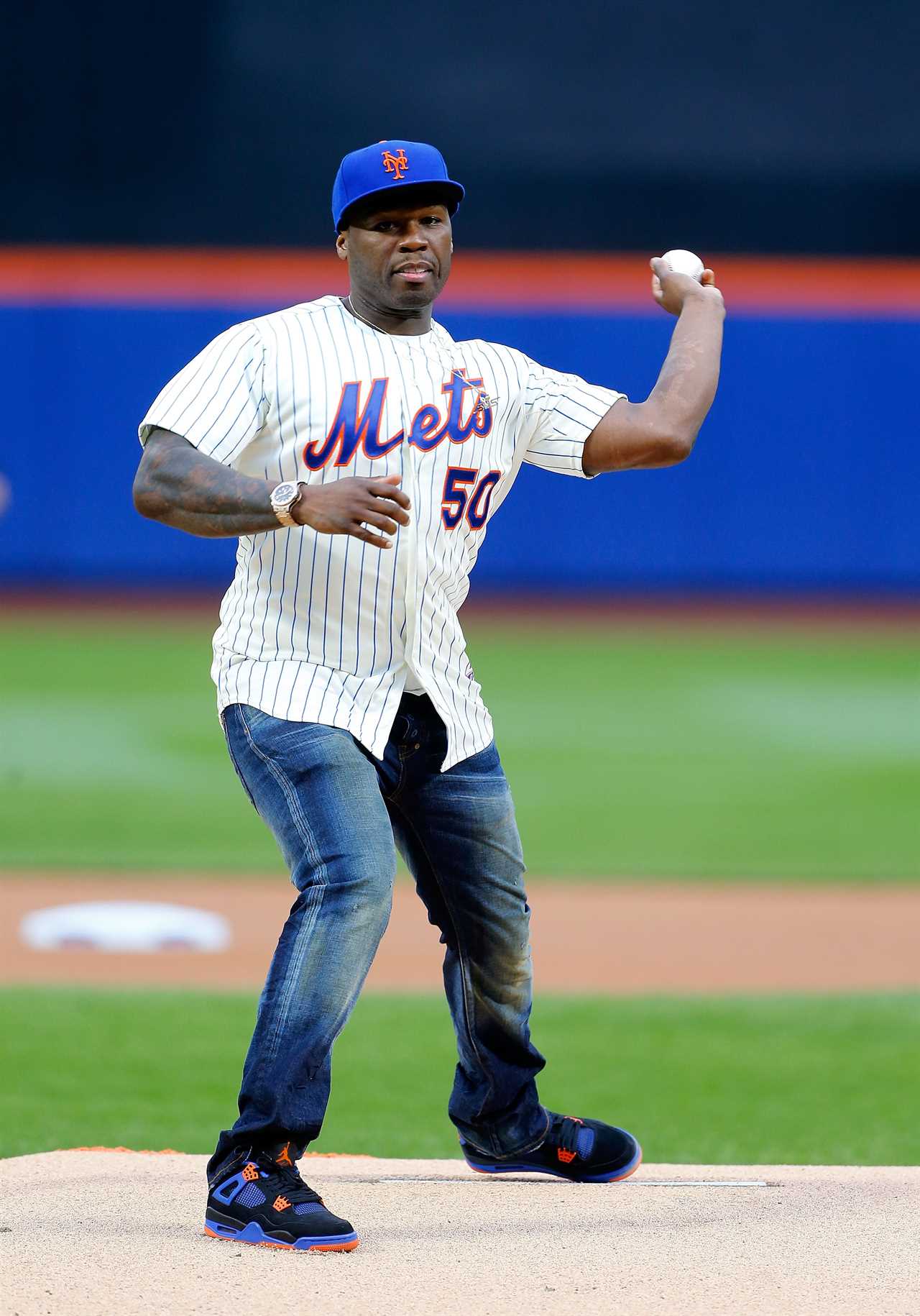 Conor McGregor laments about being wealthier than Cristiano Ronaldo or Lionel Messi, and 50 Cent mocks the pitch of his baseball game