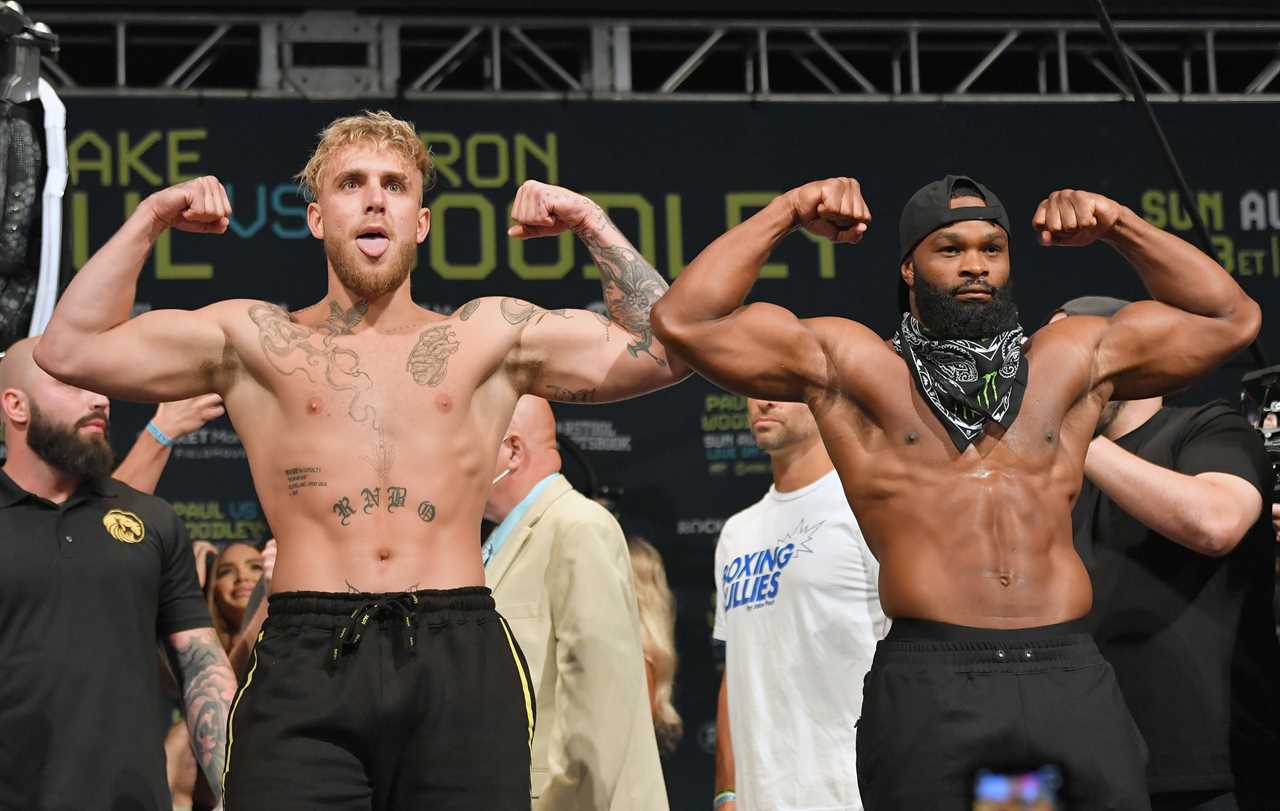 Tyron Woodley, an ex-UFC star, gets a tattoo of 'I Love Jake Paul' this weekend in order to force a thorough rematch following a huge loss