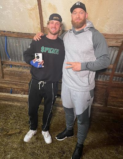 Logan Paul's podcast features Hafthor Bojornsson calling Eddie Hall the internet's biggest bully ahead of fight.