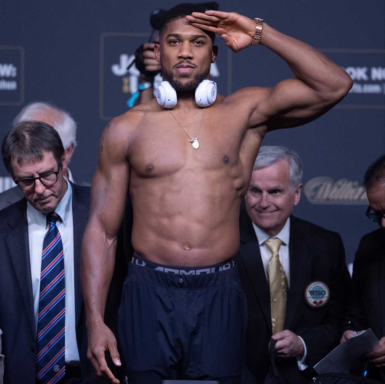 Anthony Joshua was forced to make a huge sacrifice for Oleksandr Usyk training, and missed two months with his five-year old son JJ.
