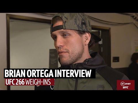 Interview with UFC 266 at the weigh-in