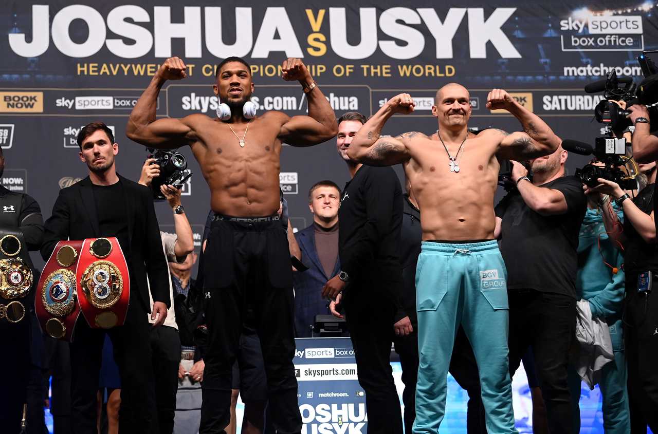 Anthony Joshua says he will fight Tyson Fury and Deontay Wilder next, if he can get past Oleksandr Uzyk tonight