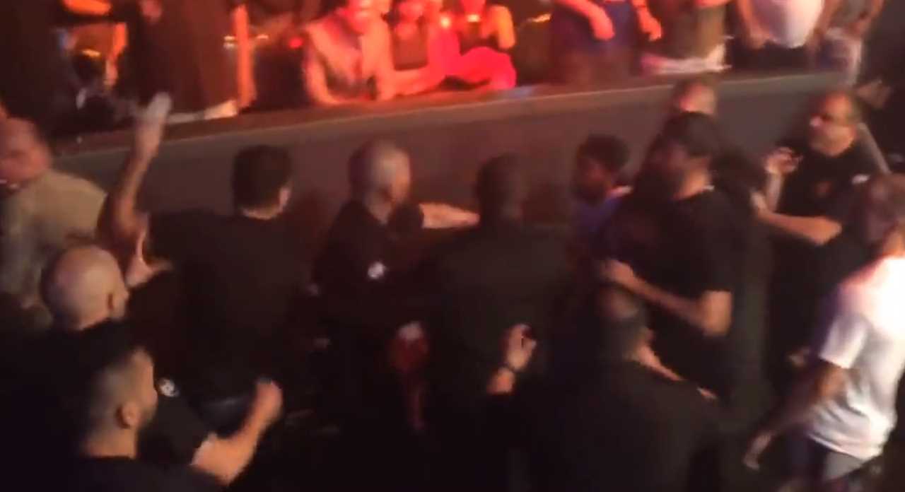 UFC star Nate Diaz is a'slap piece s*** bully' Khabib Numagomedov, after Nick had thrown a drink at him
