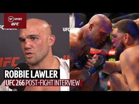 Hats off Nick Diaz, it's a great fight! Robbie Lawler: UFC 266 and the future of the sport